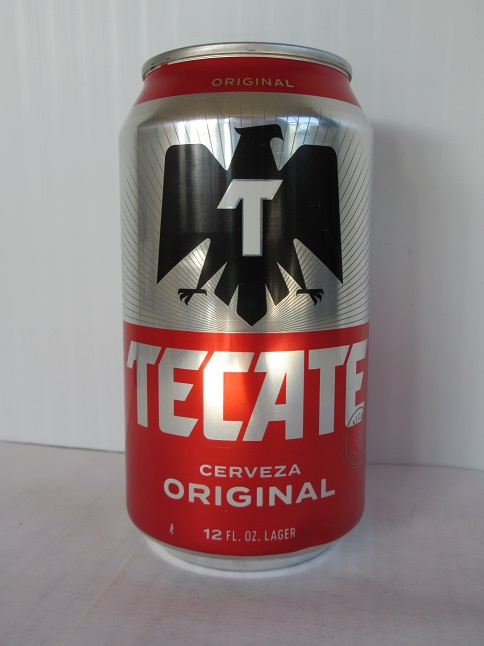 Tecate - red & silver - aluminum - T/O
